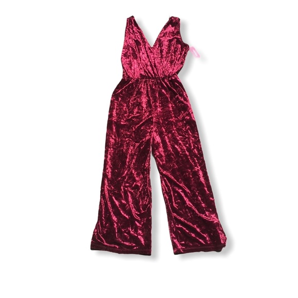 Xhilaration Velvet Jumpsuit - Picture 1 of 11